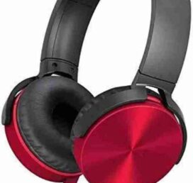 3 Type C Bluetooth Neckband Over Ear 2 Hours Playback Active Noise cancellation IPX4(Splash & Sweat Proof) Red