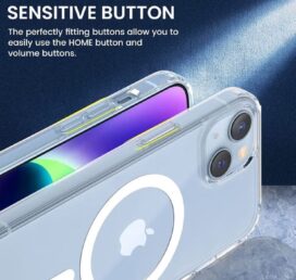 Case Vault Covers Hybrid Covers Compatible For Silicon Iphone 14 plus ( Pack of 1 )